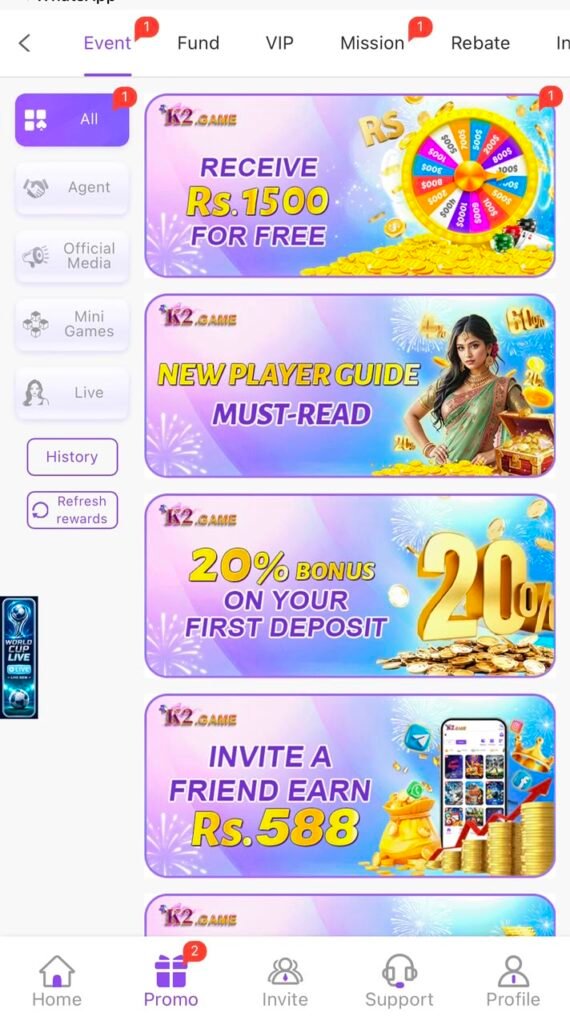 K2 Game APK Promo